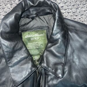 Eddie Bauer Dark Leather Outerwear